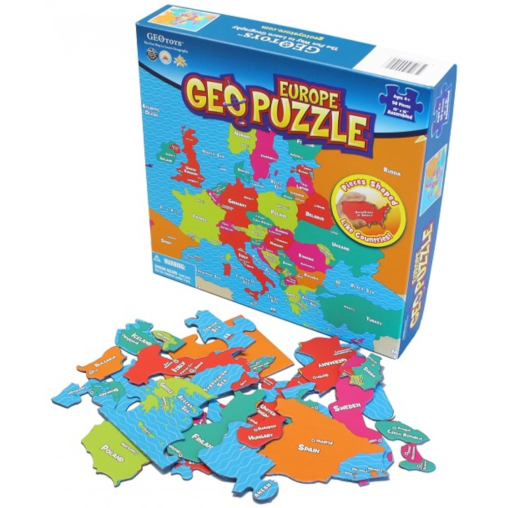 Geo Puzzle Europa